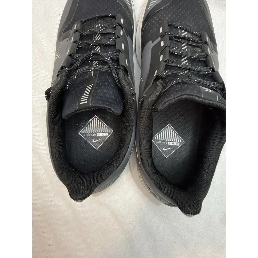 Nike Air Zoom Pegasus 36 Shield womens 8.5 Cool Grey Black Water Resistant